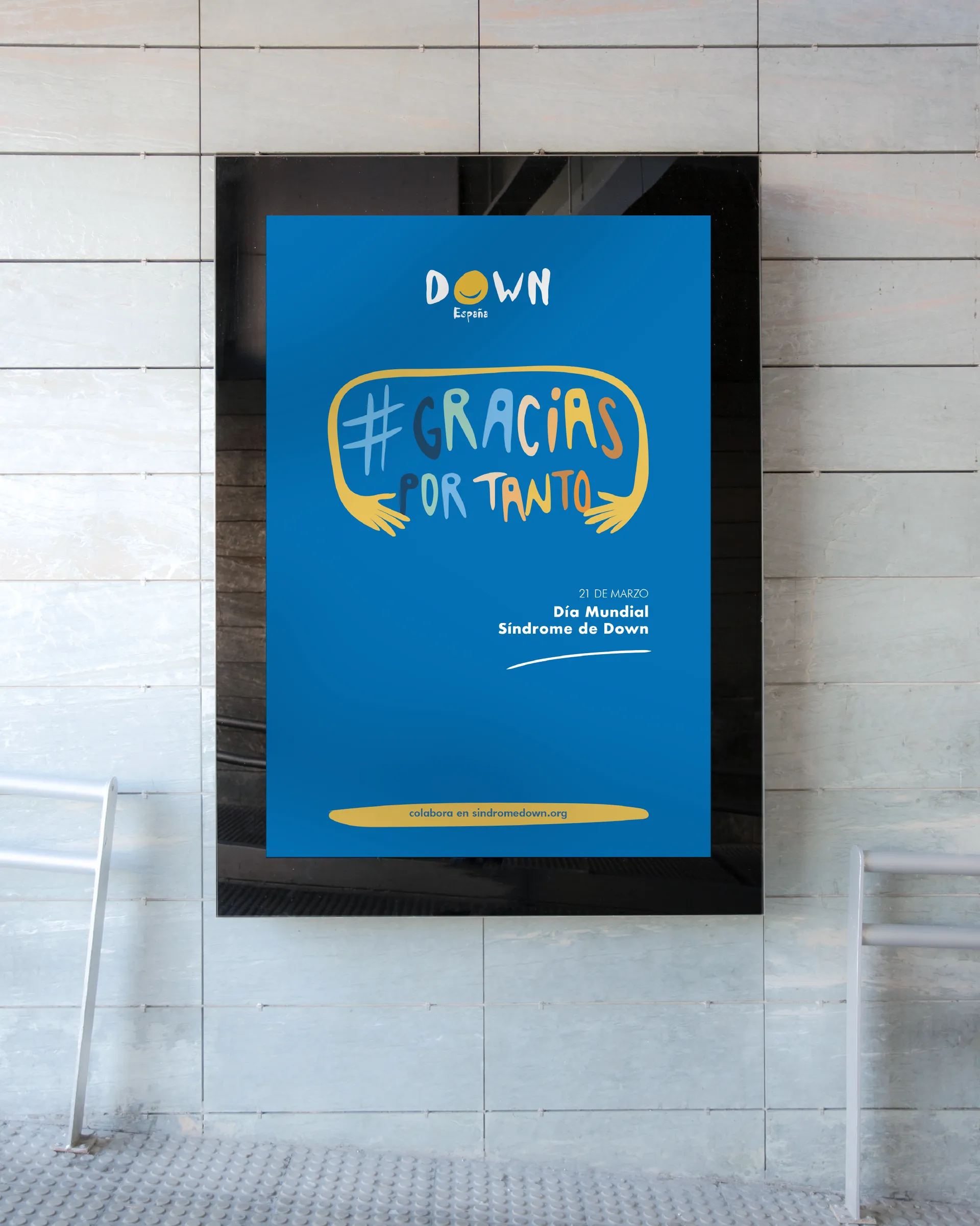 Campaña de comunicación para Down España. DIseñado por Morrisen Studio.