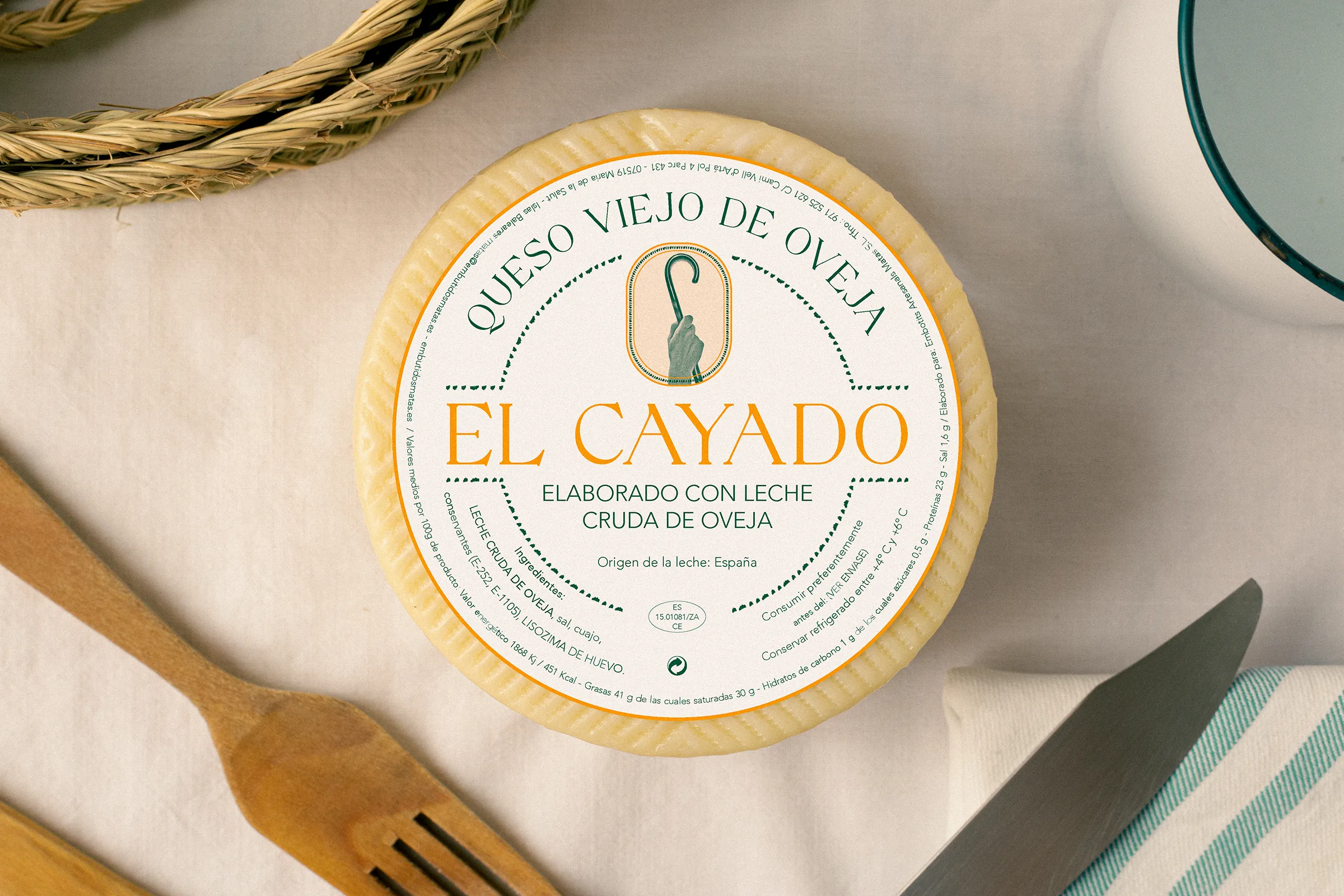 Diseño de packaging y naming para El Cayado por Morrisen